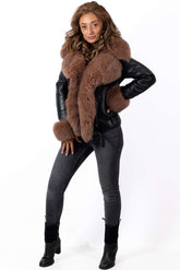 Women's exclusive lambskin coat Alexa
